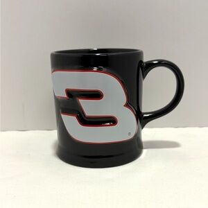 Vintage Dale Earnhardt #3 NASCAR Signature 3D Ceramic Coffee Mug